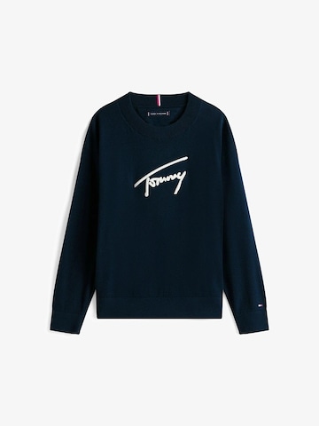 TOMMY HILFIGER Pullover 'Varsity' in Blau: Vorderseite