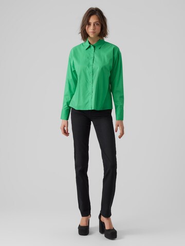 VERO MODA Blouse 'MELIA' in Green