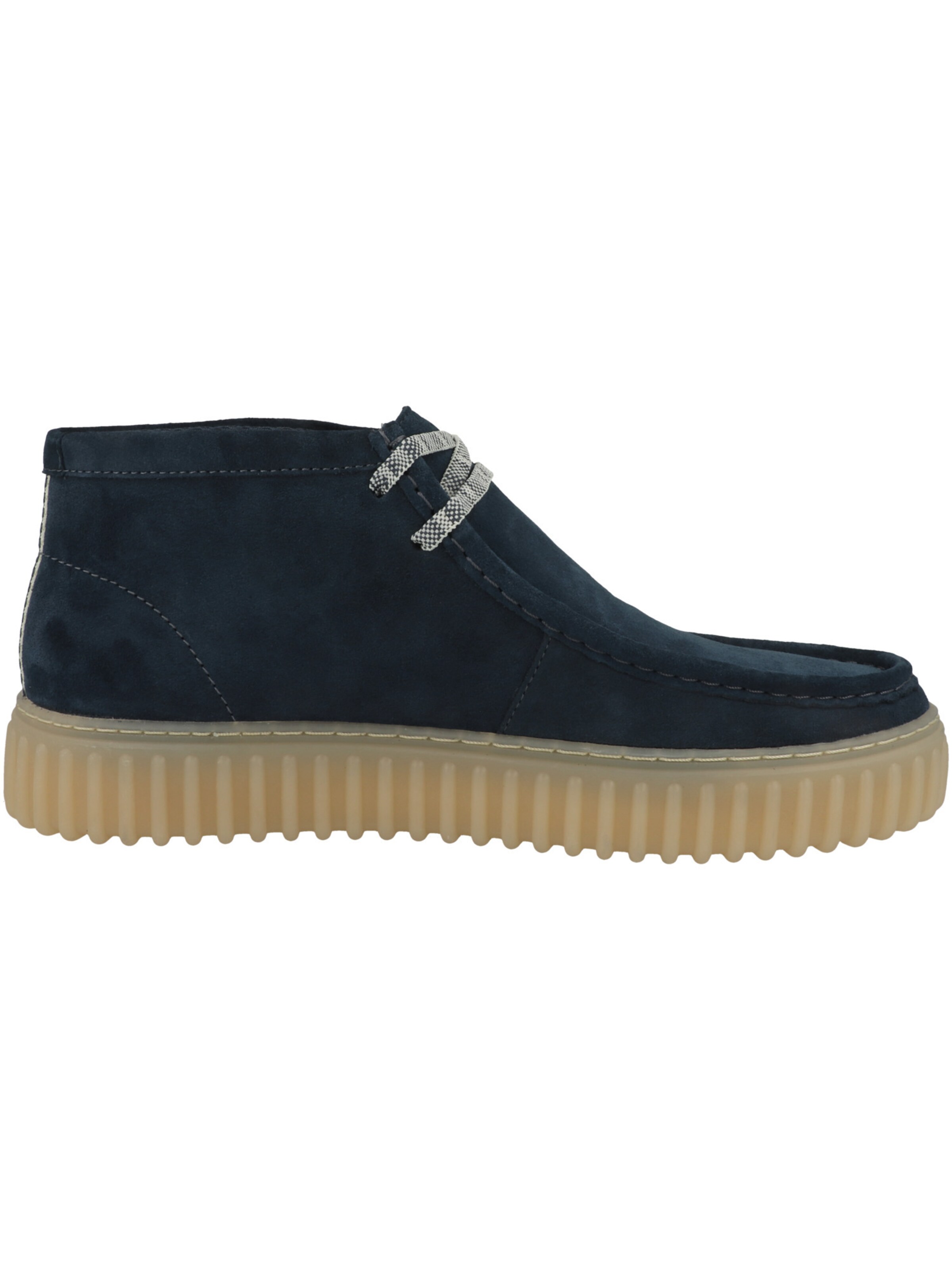 Scarpa stringata 'Torhill Hi' di CLARKS in blu