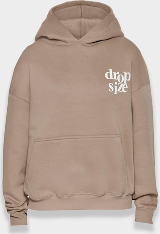Sweat-shirt Dropsize en argent : devant