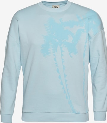 Just Rhyse Sweatshirt 'Wind' in Blau: Vorderseite