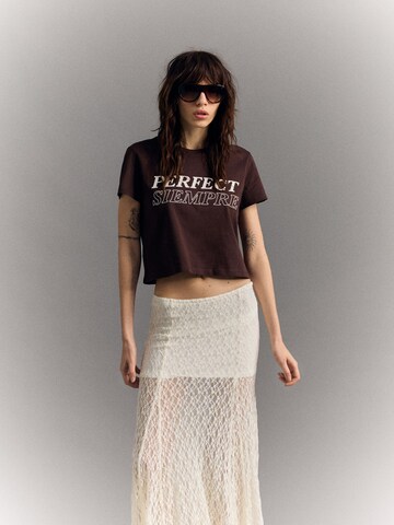 Bershka Skirt in White