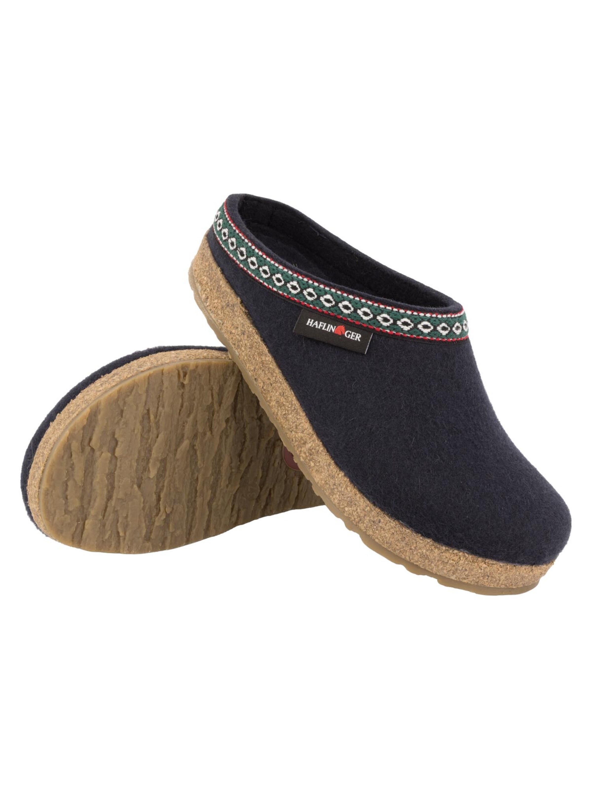 HAFLINGER Clogs 'Franzl' in Blue