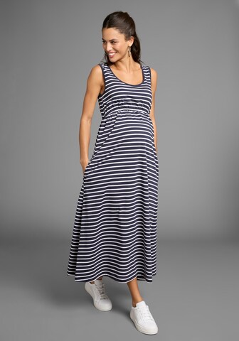 Neun Monate Dress in Blue: front