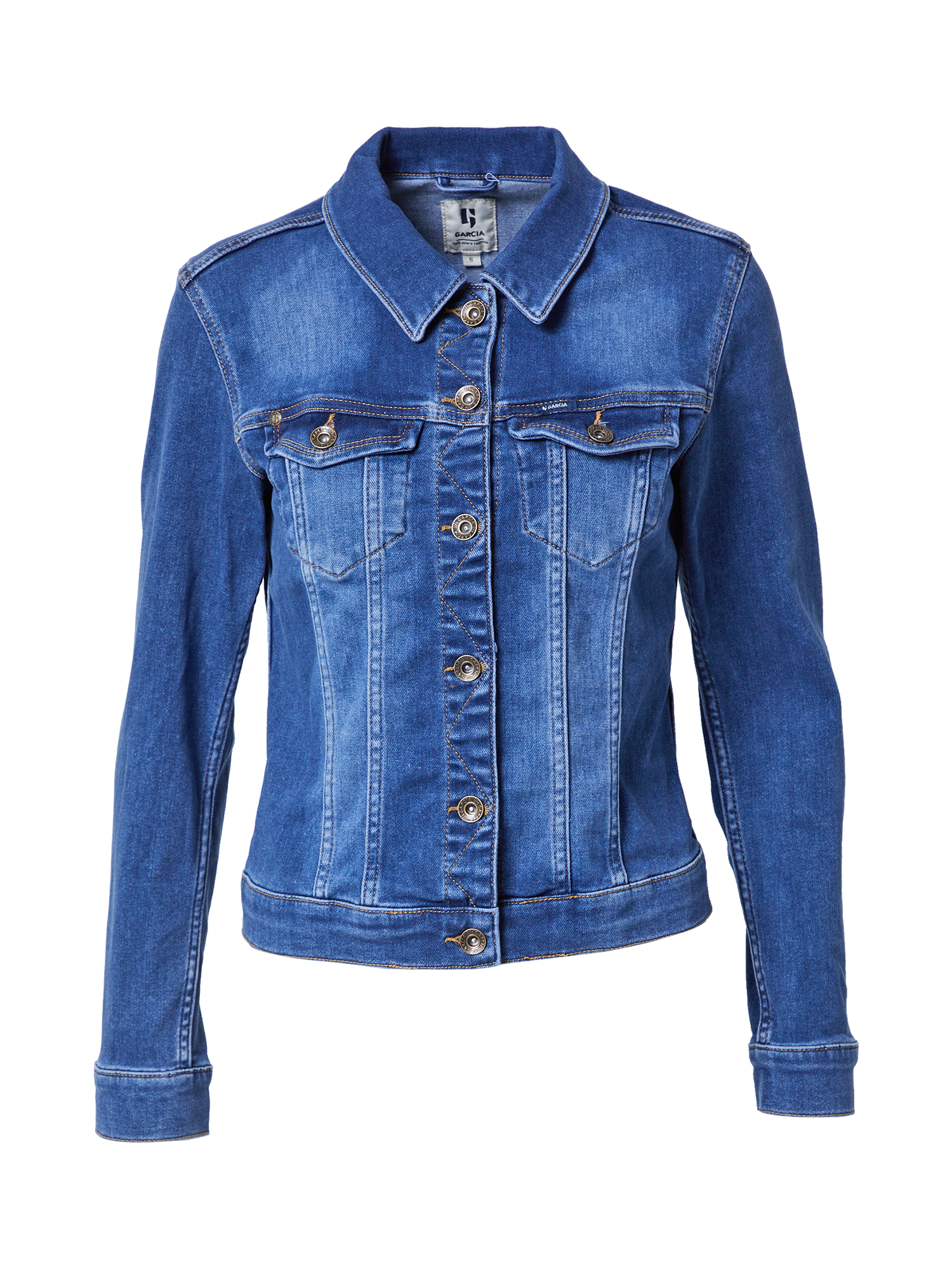 Giacca Donna Garcia Outerwear | Denim Italiano | Modello Classico | Prodotto Di Alta Qualità