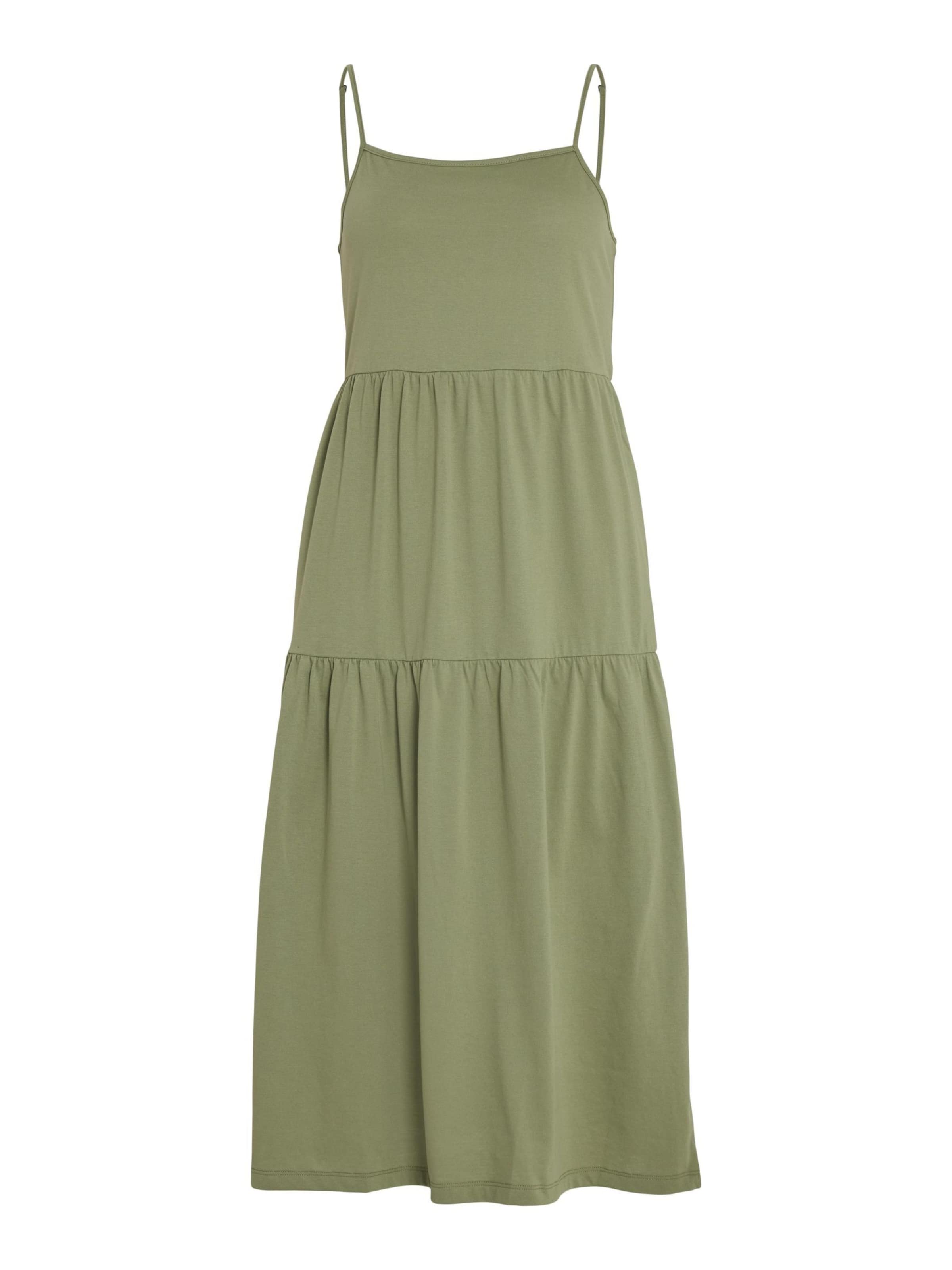 VILA - Vestido de verano en verde: frente