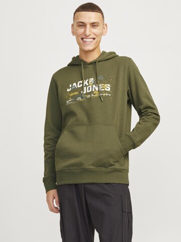 JACK & JONES Sweatshirt in Grün: Vorderseite