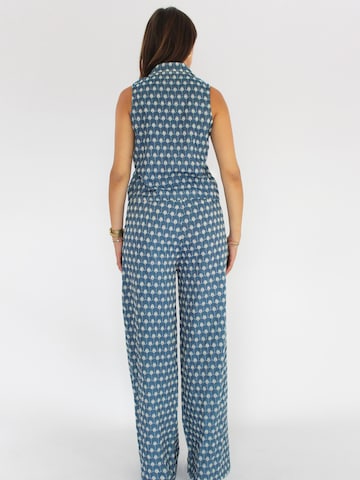Honnête Atelier Blouse 'Harley' in Blue
