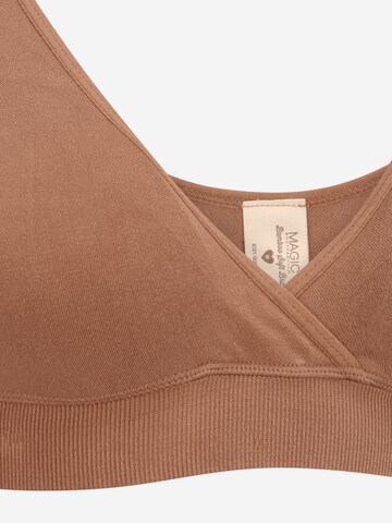 MAGIC Bodyfashion Bralette Bra in Brown