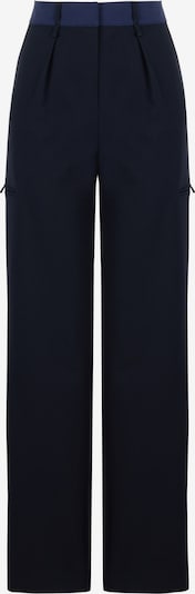 Pantaloni con pieghe NOCTURNE di colore marino / navy, Visualizzazione prodotti