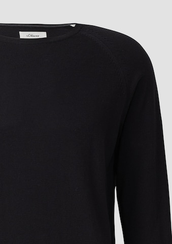 s.Oliver Pullover in Schwarz