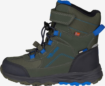 TROLLKIDS Snow Boots in Green: front