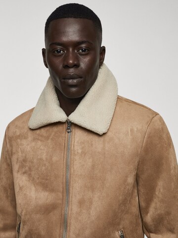 MANGO MAN Between-Season Jacket 'Martin' in Brown