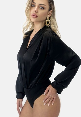 Elara Blouse bodysuit in Black
