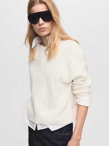 Pulover 'Talcore' de la MANGO pe bej: față