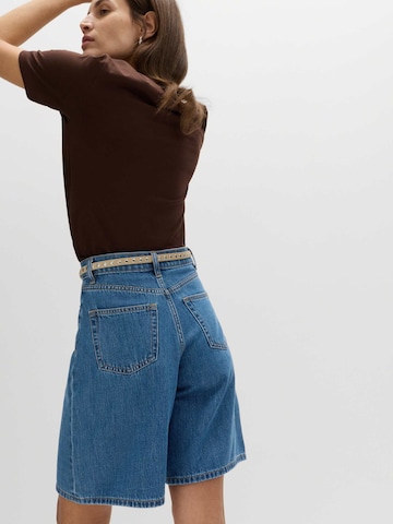 Marks & Spencer Wide Leg Shorts in Blau