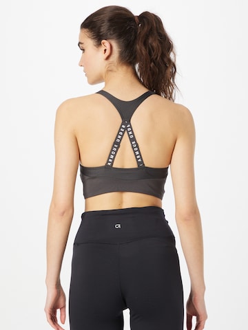 UNDER ARMOUR Bustier Športni nederček | siva barva