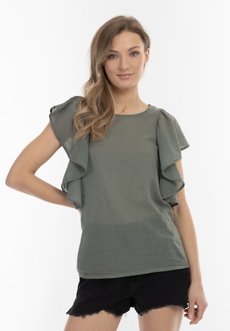 DreiMaster Vintage - Blusa em verde: frente