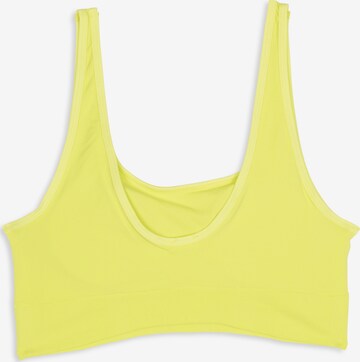 Bustier Soutien-gorge de sport ' SCOOP LOUNGE BRA ' ADIDAS SPORTSWEAR en jaune : devant