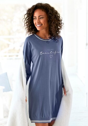 VIVANCE - Camiseta de noche 'Dreams' en azul: frente