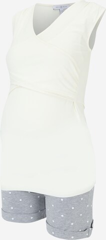 Envie de Fraise Short Pajama Set 'ANITA' in White: front