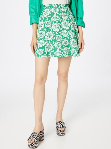 Monki Skirt in Green: front