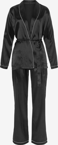 BRUNO BANANI Pyjama in Schwarz: predná strana