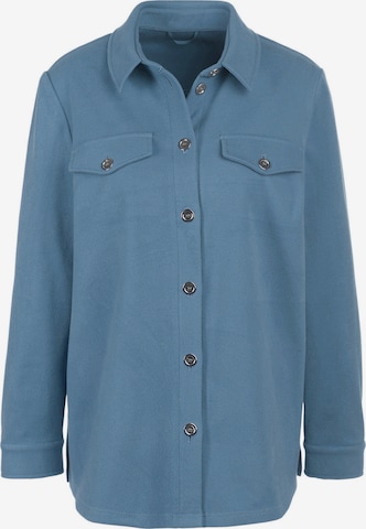 Goldner Bluse in Blau: Vorderseite