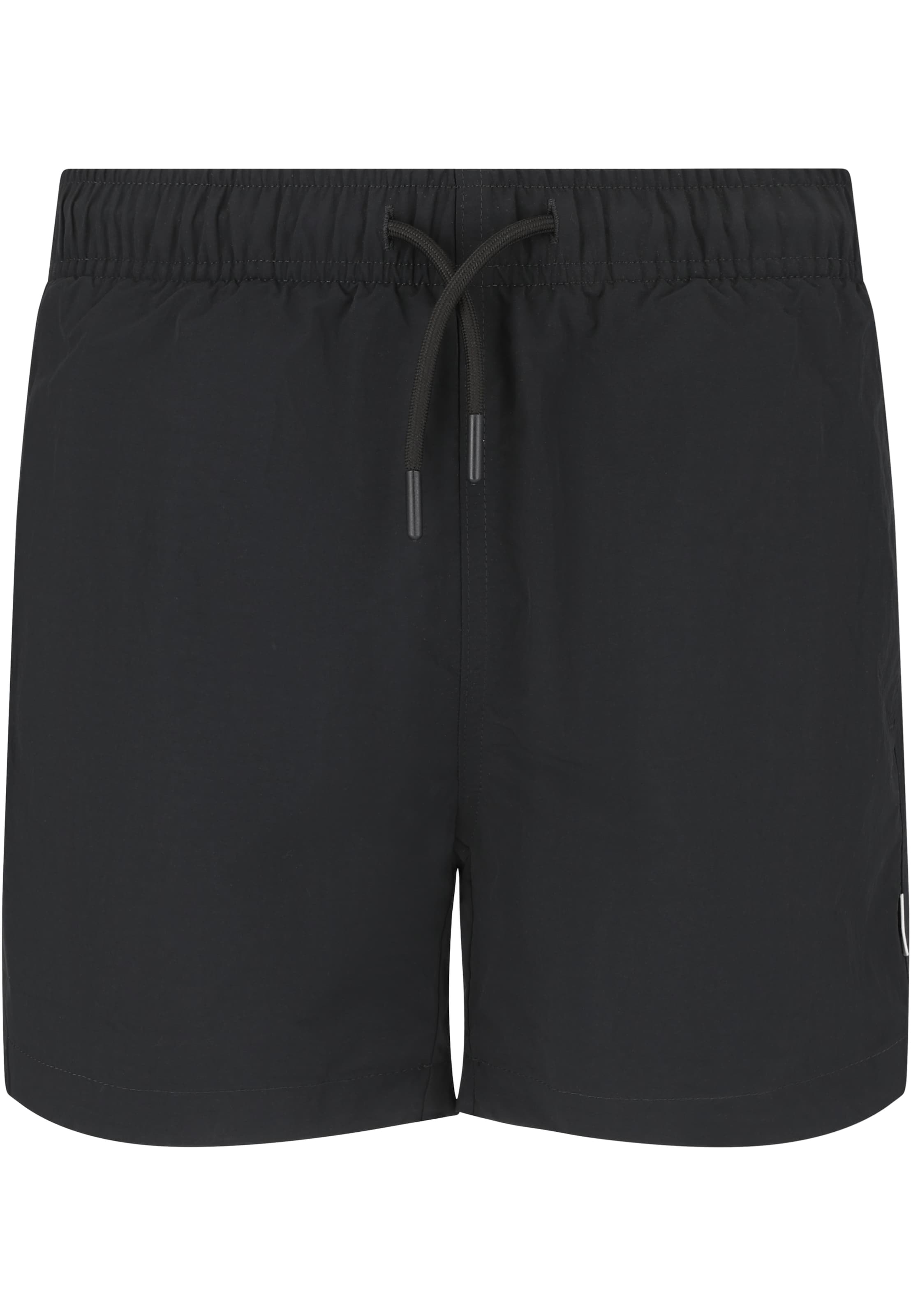 NOU Boardshorts 'Eyemouth jr. V2' in Schwarz: Vorderseite