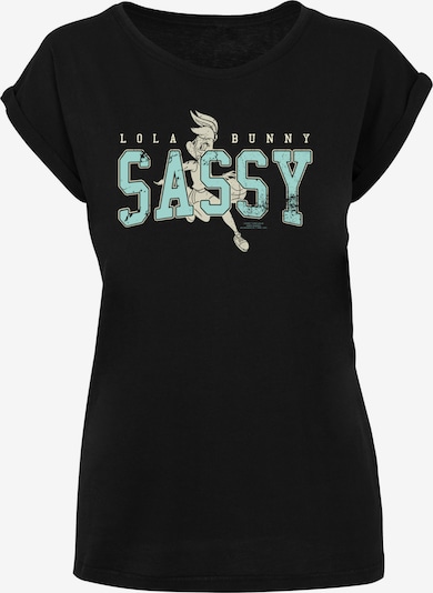 F4NT4STIC T-shirt 'Looney Tunes Lola Bunny Sassy' en turquoise / jaune pastel / noir, Vue avec produit