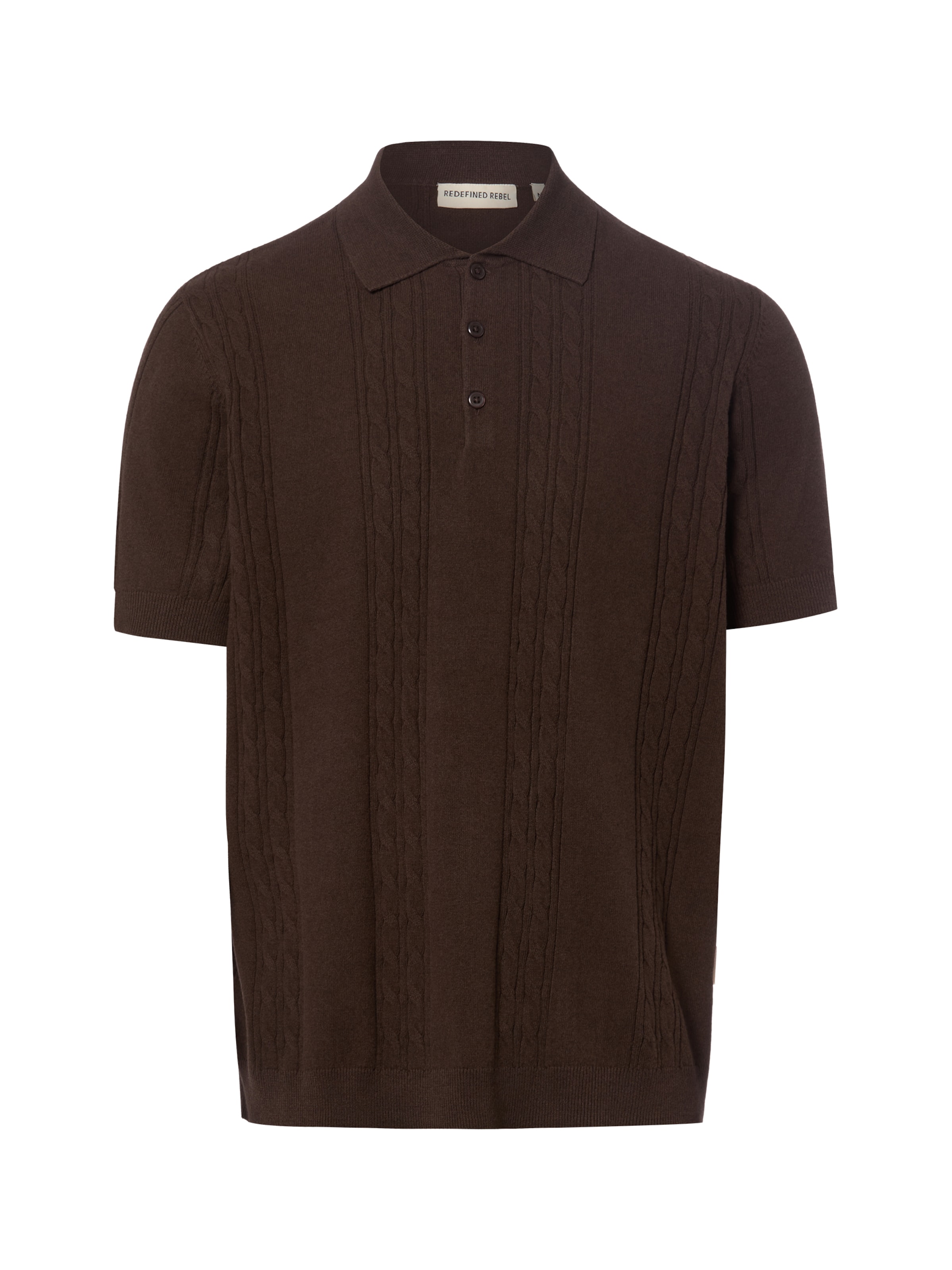 T-Shirt ' RRGriffin ' Redefined Rebel en marron : devant