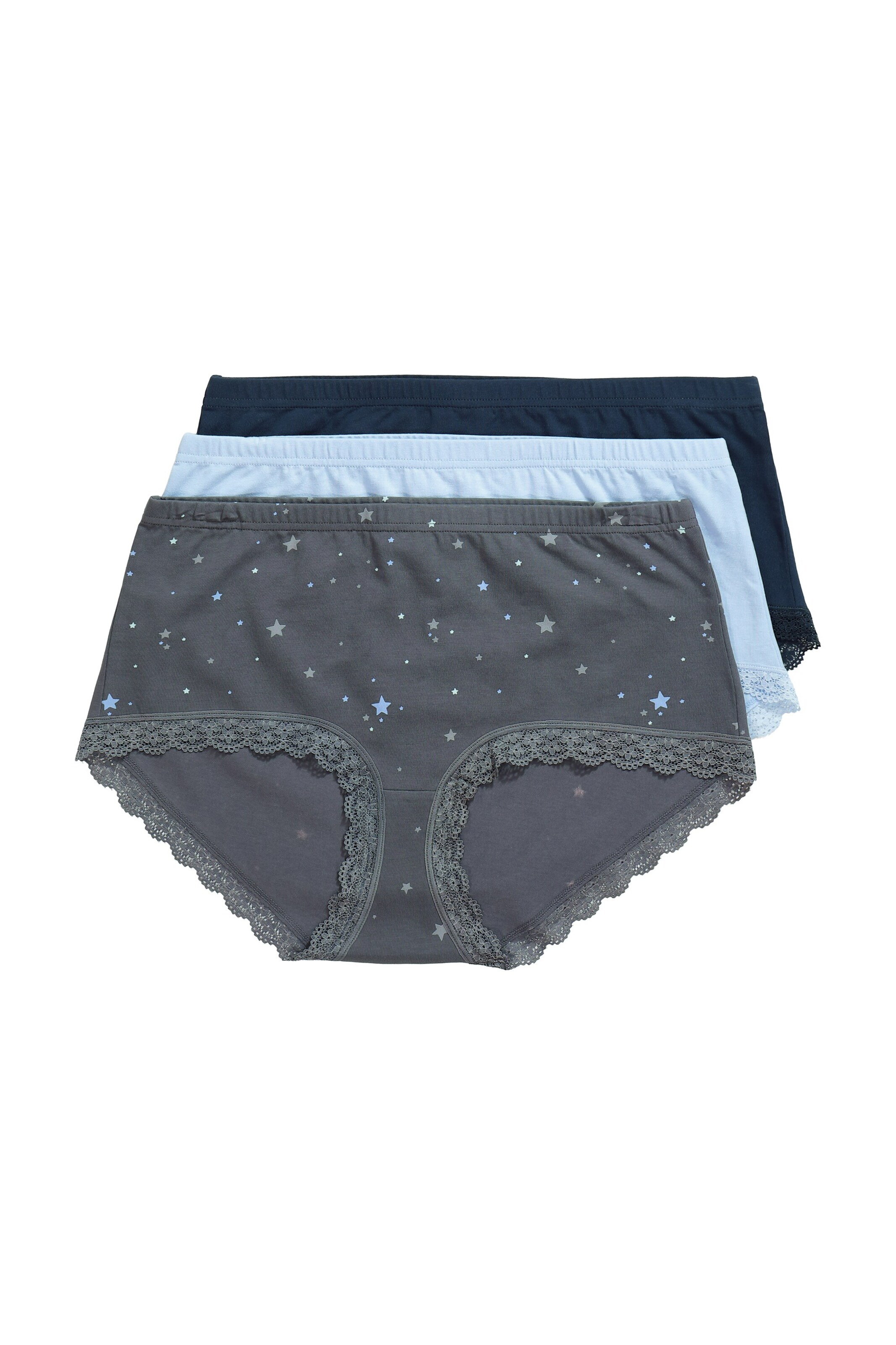 Ulla Popken Panty in XL-XXL in Blue / Dark grey / Black, Item view