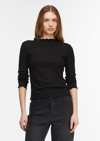 T-shirt COMMA en noir : devant