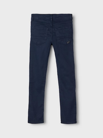 NAME IT Regular Pants 'Theo' in Blue