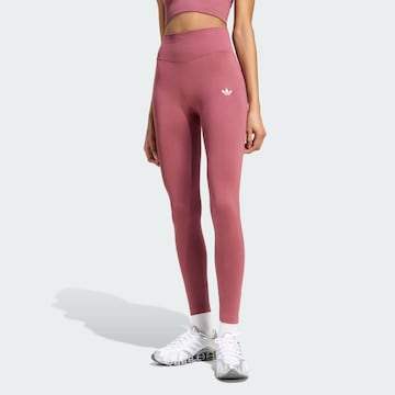 ADIDAS ORIGINALS Skinny Leggings 'Essentials' in Rood: voorkant