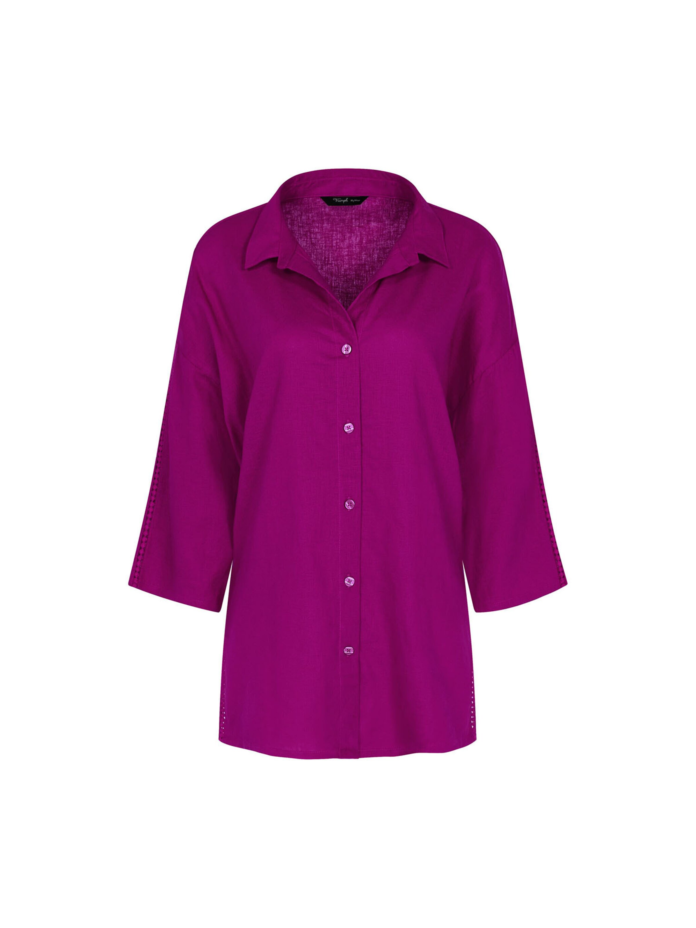 TRIUMPH Beach-Hemd ' Red Label Summer Wear ' in Pink: Vorderseite