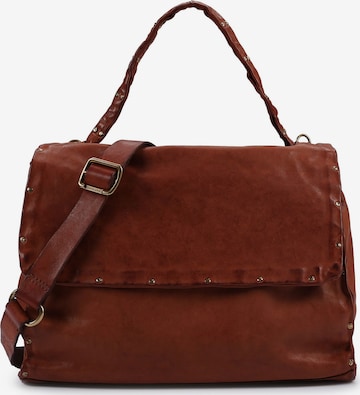 Borsa a spalla ' Zelda ' di Campomaggi in marrone: frontale
