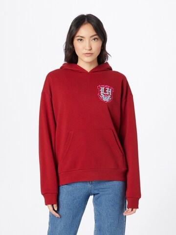 LOCAL HEROES Sweatshirt in Rood: voorkant