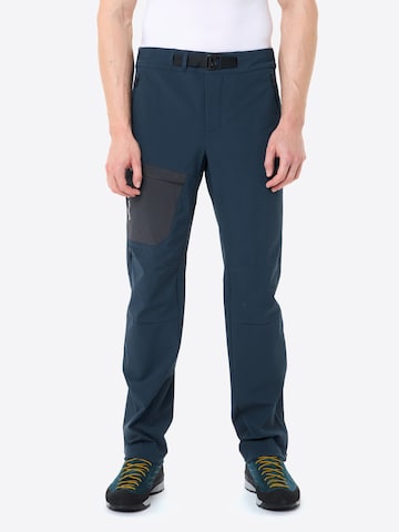 VAUDE Regular Outdoor trousers 'Badile III' in Blue: front