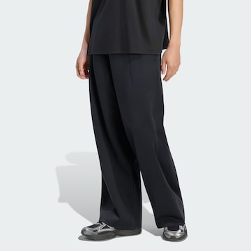 Loosefit Pantalon de sport 'Soft Lux' ADIDAS SPORTSWEAR en noir : devant