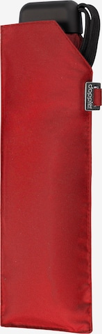 Doppler Regenschirm 'Carbonsteel Slim' in Rot