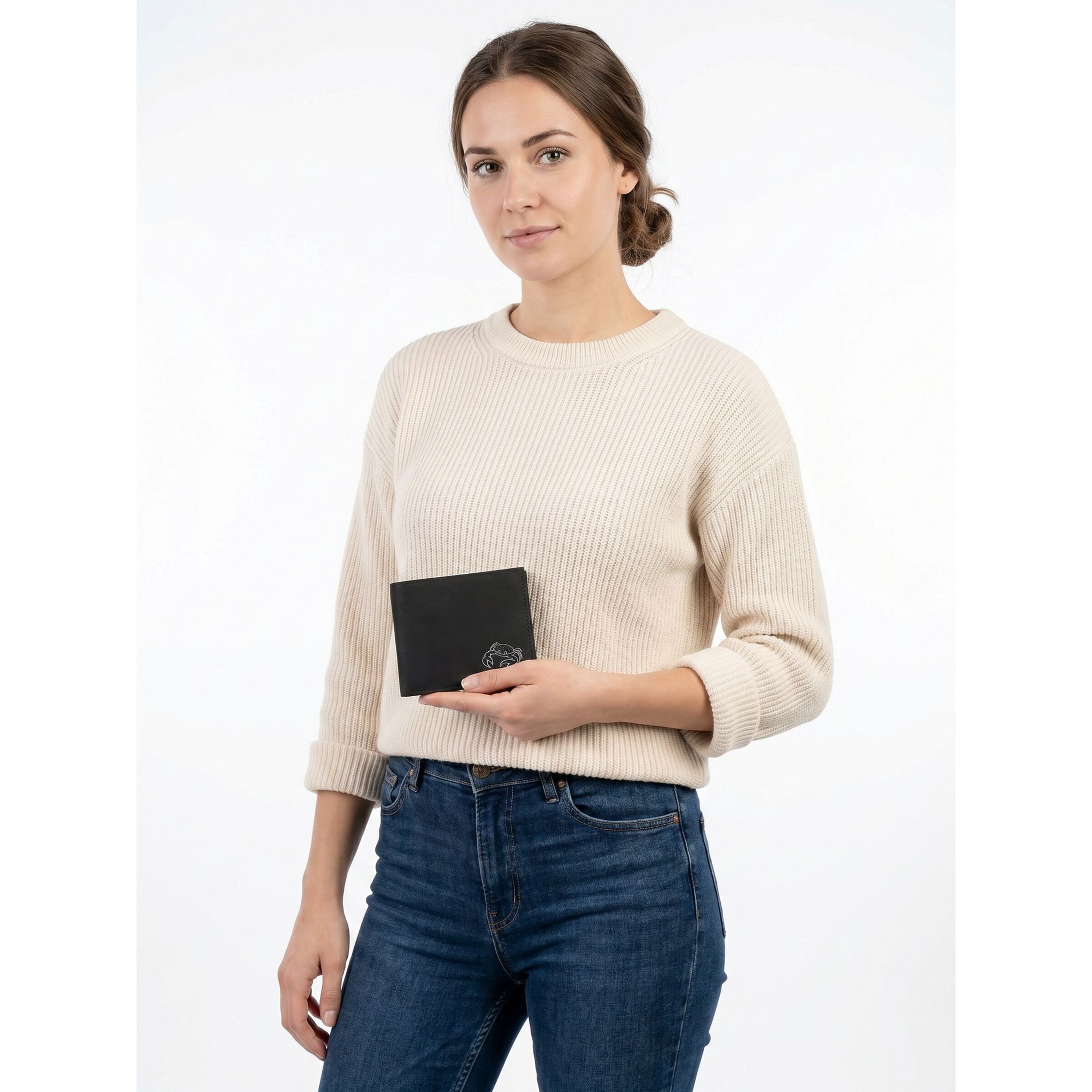 OXMOX Portemonnee 'New Cryptan' in Blauw: voorkant