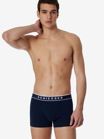 SCHIESSER Boxershorts in Blauw