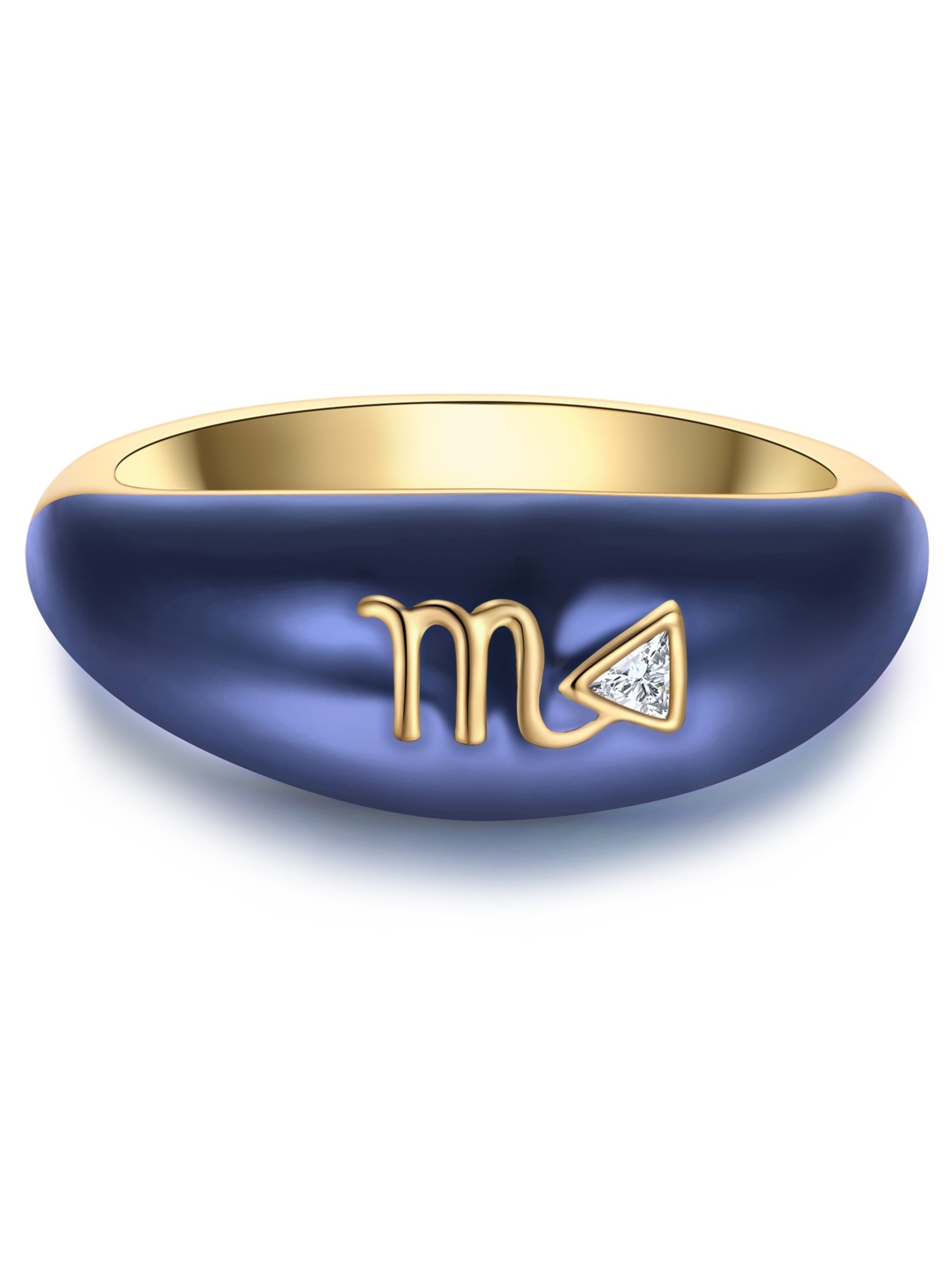 Glanzstücke München Ring in Blue: front