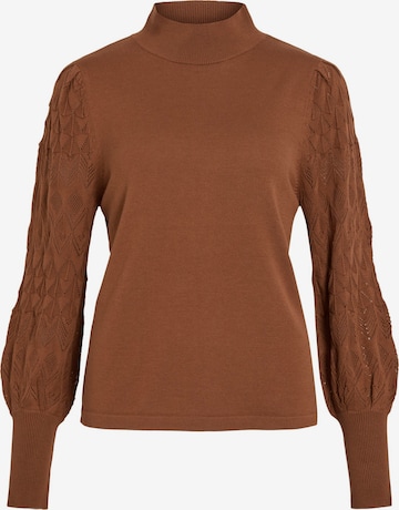 VILA Pullover 'VIAila' i brun: forside