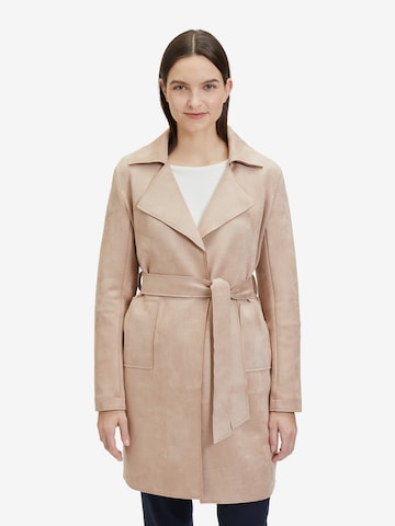 Cartoon Between-Seasons Coat in Beige: front