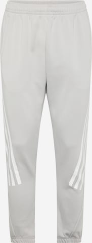 ADIDAS SPORTSWEAR - Tapered Pantalón deportivo 'Future Icons' en gris: frente