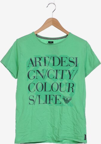 Armani Jeans Shirt in L in Green: front