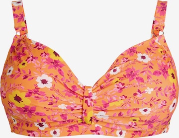 oranžinė Swim by Zizzi Plati Bikinio viršutinė dalis: priekis