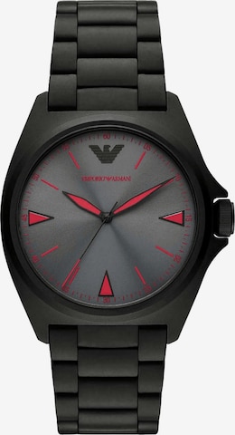 Orologio analogico di Emporio Armani in nero: frontale